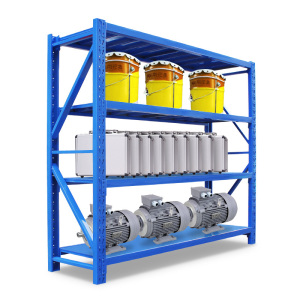 东升顺仓库仓储货架四层金属五金货架家用中型重型置物架展示架子300KG