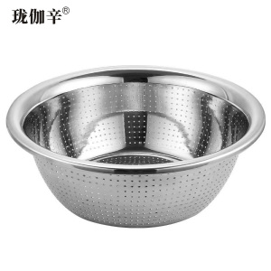 珑伽辛 加厚不锈钢漏盆洗菜盆 45cm/个