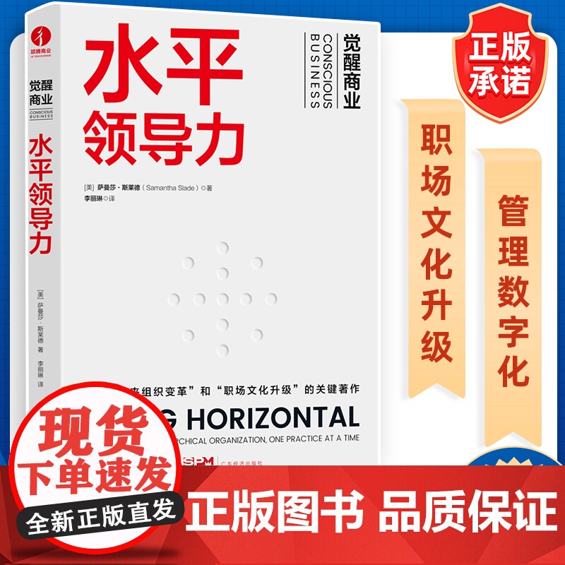 水平领导力 萨曼莎·斯莱德著 影响力 自我觉察 领导力必修课 组织的创新工作 职场人士 管理数字化 人人都具备领导力 自