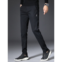 多色休闲裤修身男不色不起球长裤子男款潮流舒适柔软直筒裤男士