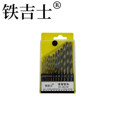 铁吉士 含钴钻头 盒装13件套 盒