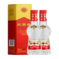 剑南春 水晶剑 46度 100ml*2瓶 浓香型白酒 口粮自饮 2970