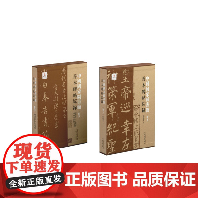 中国国家图书馆善本碑帖综录 艺术鉴藏 上海书画出版社