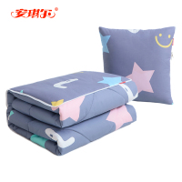 安琪尔全棉靠垫被子抱枕被140*180cm条