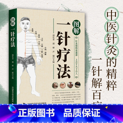 图解一针疗法 [正版]图解一针疗法 中医针灸书籍灵枢诠用单穴位治疗常见病中医入门大全作者结合多年理论研究行医实践讲述症状