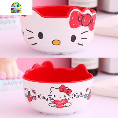 卡通碗单个创意个性家用学生儿童吃饭碗可爱少女心水果沙拉甜品碗 FENGHOU 美乐蒂4.5寸(单个)