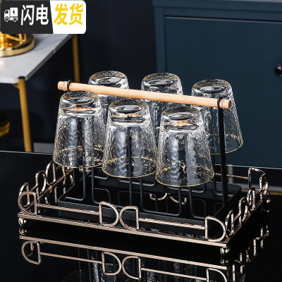 三维工匠玻璃茶具套装家用高端现代客厅功夫喝茶泡茶具办公室茶杯茶壶套装 高端整套茶具8件套[315]配送6勺 6件