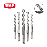 维思泰 方柄四坑混凝土冲击石材水泥电锤钻头 6×200mm 支