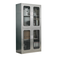 风雷动不锈钢文件柜档案柜资料柜器械柜储物柜仪器柜304全上下玻璃器械柜