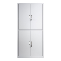 东升顺收纳柜财务档案柜资料柜加厚文件柜办公室带锁铁皮柜通体双节柜