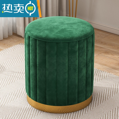 敬平储物凳子收纳柜可坐家用网红小圆凳轻奢椅子卧室矮凳沙发凳单人收纳凳
