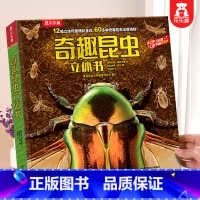 [昆虫3D立体书] [正版] 中国立体书儿童3-6岁以上地理绘本小学生3d立体动物植物科普翻翻书环游少儿百科全书翻翻书揭