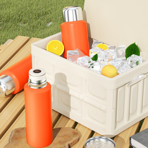 贝洛可 牧马城市焖茶保温杯(橙色)