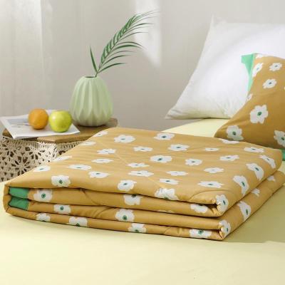 美帮汇水洗空调被夏凉被双人夏季薄被子单人薄款夏被知微花语