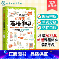 英语 小学通用 [正版]超有效图解小学生英语单词 6-12岁儿童小学生英语单词书大纲严选1200个小学阶段需要掌握单词