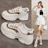 夏季新款韩版透气飞织女鞋ins潮学生跑步运动鞋休闲鞋女