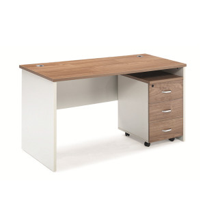 匡大板式办公桌带活动柜职员桌