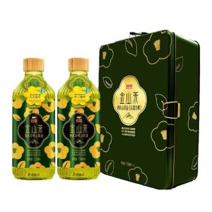 金龙鱼有机压榨金山茶山茶油750ML*2礼盒装