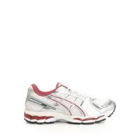 ASICS跑步鞋男透气舒适缓震保护马拉松专用双层鞋垫白色红色配色
