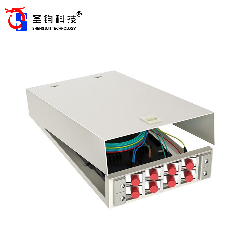 圣钧科技 SHENGJUN TECHNOLOGY 8芯光纤终端盒 8口FC+个