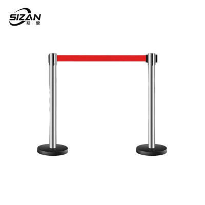 斯赞 不锈钢隔离伸缩带 3米线+沙盘 个