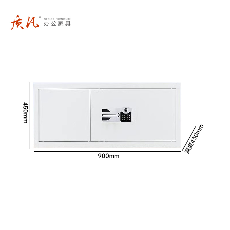 苏宁 质凡 办公家具 保密柜财务档案柜资料柜单节国保指纹锁/ZF-BMG078/900*430*450mm