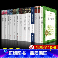 [全10册]高中课外书籍 [正版]全套20册 高中课外阅读书籍必 乡土中国 红楼梦 大卫科波菲尔 复活 老人与海 论语