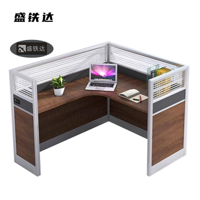 盛铁达 L型单人办公位1200*1400*1100mm STD-XTGW19 套