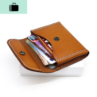 日韩原创植鞣牛皮小卡手工缝线名片包女复古驾驶证零钱包男NEW LAKE