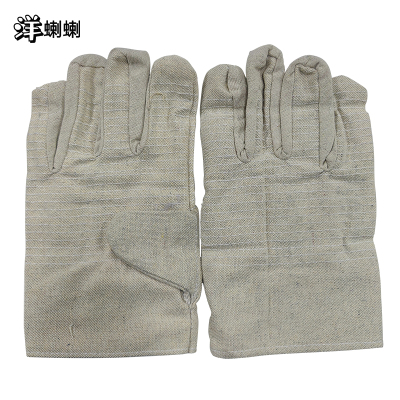 洋蝲蝲 帆布手套 32线白甲布 单位:副