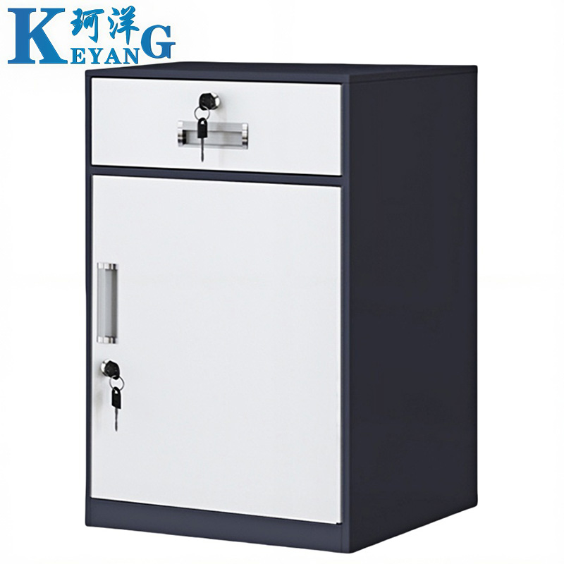 珂洋 桌下柜 一斗一门灰套白 台