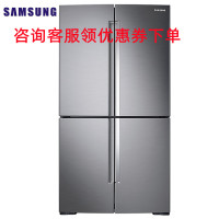 三星(SAMSUNG)RF66M9092S8/SC 662升 韩国原装进口 风冷无霜十字对开四门多门变频冰箱 梦幻银