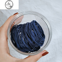 JiMi20根罐装头绳女高弹力耐用马尾发圈发饰简约橡皮筋扎头发发绳皮套