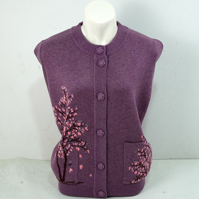 语娄老年人春装羊毛衫加绒开衫加肥加大码厚奶奶装圆领毛衣外套宽松女2021大码女装