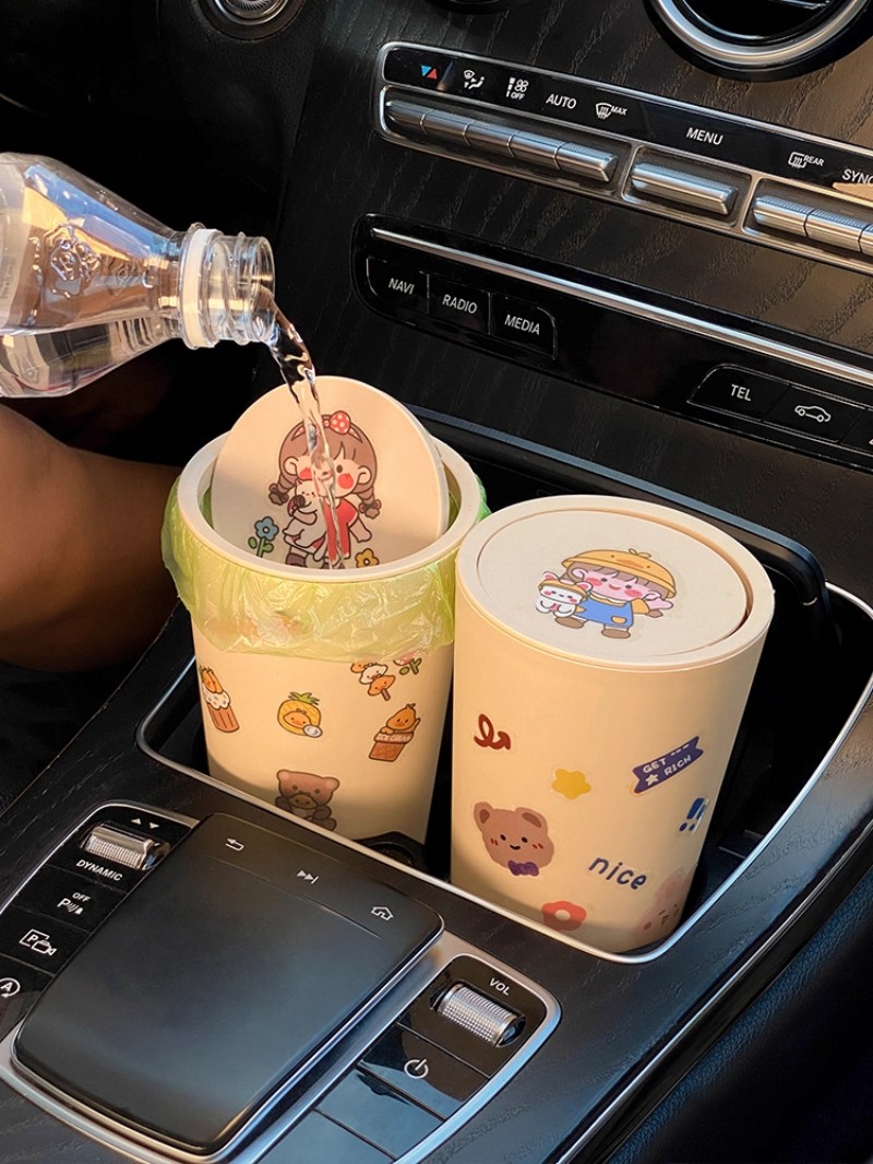 chanyoung 车载垃圾桶汽车内用高颜值 个