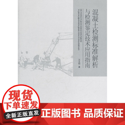 混凝土检测标准解析与检测鉴定技术应用指南 王文明 中国建筑工业出版社 正版书籍