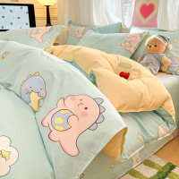 儿童卡通纯棉被套单件150x200x230单人被罩全棉2026新款被单1.5米_754