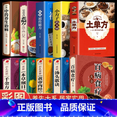 [全套10册]中医养生百病食疗大全集 [正版]彩图加厚版百病食疗大全 彩图解中医养生大全食谱调理四季家庭营养健康保健饮食