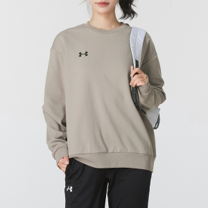 安德玛男女同款运动圆领卫衣新款健身休闲套头衫24600305-001 ZP