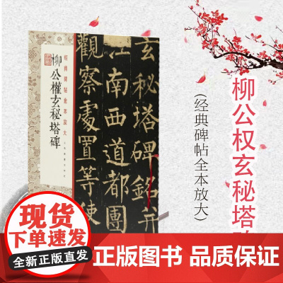 经典碑帖全本放大·柳公权玄秘塔碑