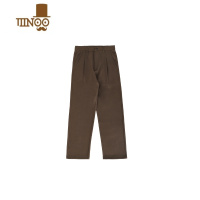 YANXUWAOOO潮牌 百搭冰丝休闲垂感轻薄透气百搭西直筒咖色西裤子男