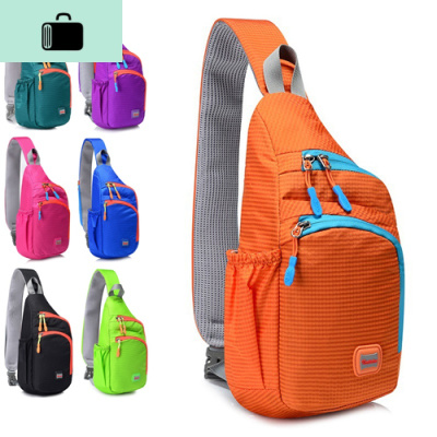 胸包男女休闲时尚尼龙单肩斜挎包跨包韩版户外登山旅行零钱手机包NEW LAKE女士钱包/卡包