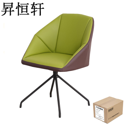 昇恒轩 休闲沙发转椅北欧家用靠背椅凳子 SHX-426 绿色 /把