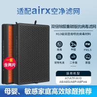 适配airx空气净化器过滤网AF806/801[双倍活性炭抗病毒版](含2片)