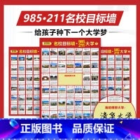 全国通用 好学匠名校目标墙贴[74*52cm]3张 [正版]好学匠名校目标墙985/211全套3张讲解全国百余所优质大学