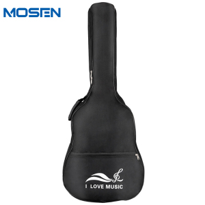 莫森(MOSEN)MS-40P 吉他包 40寸41寸吉他包 普通双肩民谣吉他琴包 手提电吉他背包 吉他盒子 黑色 黑色