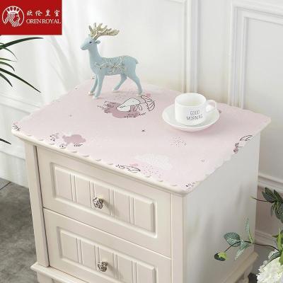 家柏饰(CORATED)床头柜盖布全罩桌布垫子防水欧式简约现代北欧小清新家用卧室
