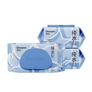 德佑湿巾80片*3包纯水2007DYWP012(包装随机)