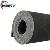 伟鹏双兴 夹布橡胶板加线抗压橡胶垫 一层布1米*5mm*5.2米长 卷