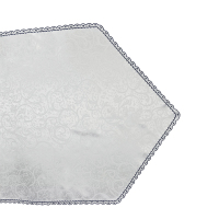 丽绣坊 仿真丝提花台布 89*65CM